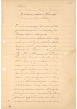 Via 2º Cível, Faz. Públicas - Processo de Divisão da Fazenda Pires - Requerido por Emydio José Bo...