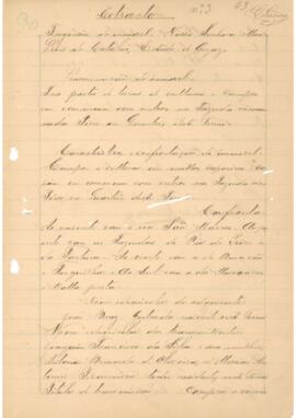 Via 2º Cível, Faz. Públicas - Processo de Divisão da Fazenda Pires - Requerido por Emydio José Bo...