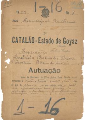 Inventário de Aristoteles Bernardes Pereira