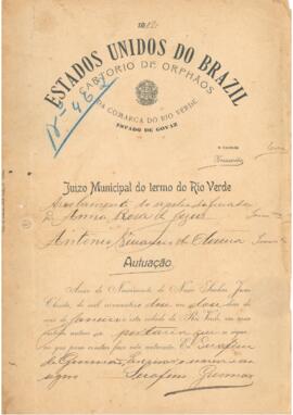 Inventário de Anna Rosa de Jesus 