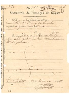 Via 2º Cível, Faz. Públicas - Processo de Divisão da Fazenda Corda - Pedro da Silveira Machado e ...