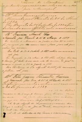 Livro - Nomeação de Juízes Municipais (1899 -1901) - Parte 03