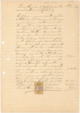 Via 2º Cível, Faz. Públicas - Processo de Divisão da Fazenda Pires - Requerido por Emydio José Bo...