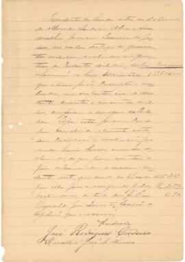 Inventário de Antonio Francisco de Almeida - 1896 - Parte  2