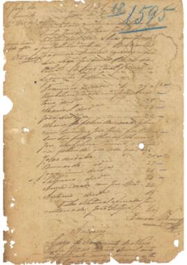 Inventário de  Bernarda Joaquina Ferreira - Parte 1