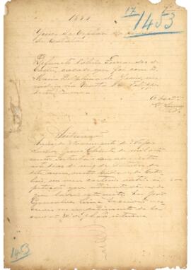 Inventário de Valério Fernandes de Castro - Parte 1