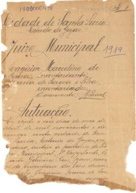 Inventário de Joana de Sousa e Silva - Parte 1