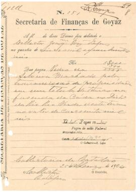 Via 2º Cível, Faz. Públicas - Processo de Divisão da Fazenda Corda - Pedro da Silveira Machado e ...
