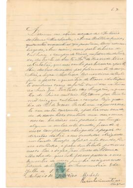 Via 2º Cível, Faz. Públicas - Processo de Divisão da Fazenda Corda - Pedro da Silveira Machado e ...