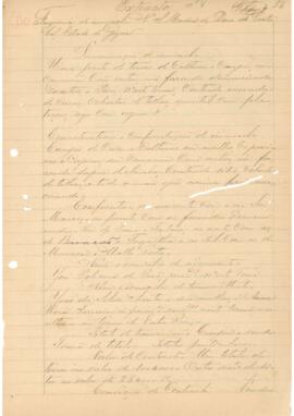 Via 2º Cível, Faz. Públicas - Processo de Divisão da Fazenda Pires - Requerido por Emydio José Bo...