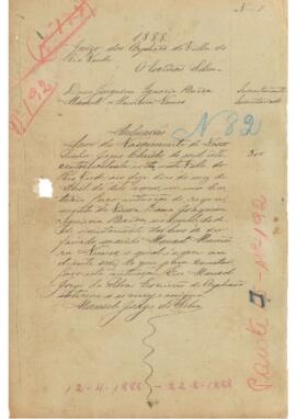 Inventário de Joaquina Ignacia Baêça