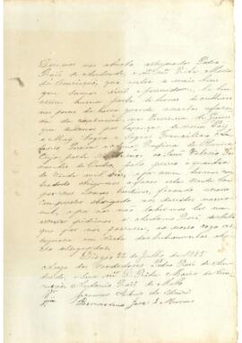 Inventário de Valério Fernandes de Castro - Parte 3